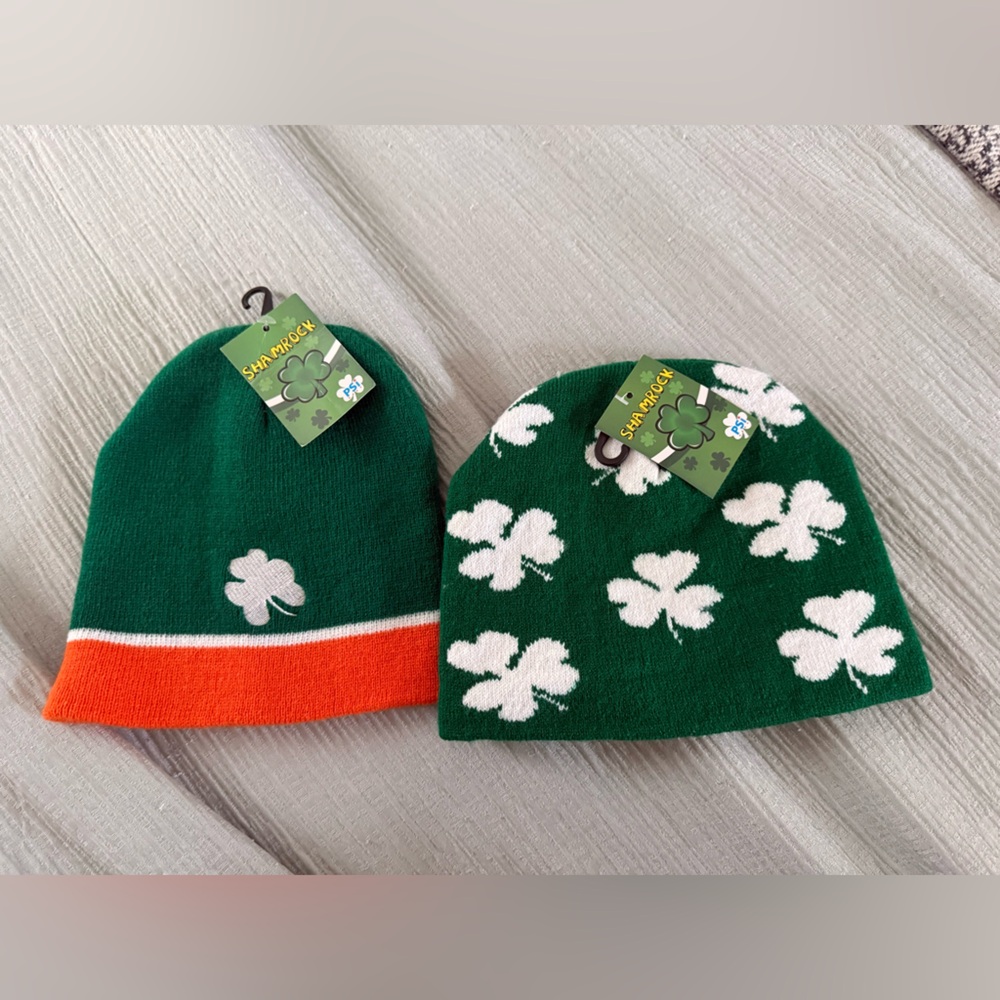 Shamrock St. Patrick’s Day Beenies New